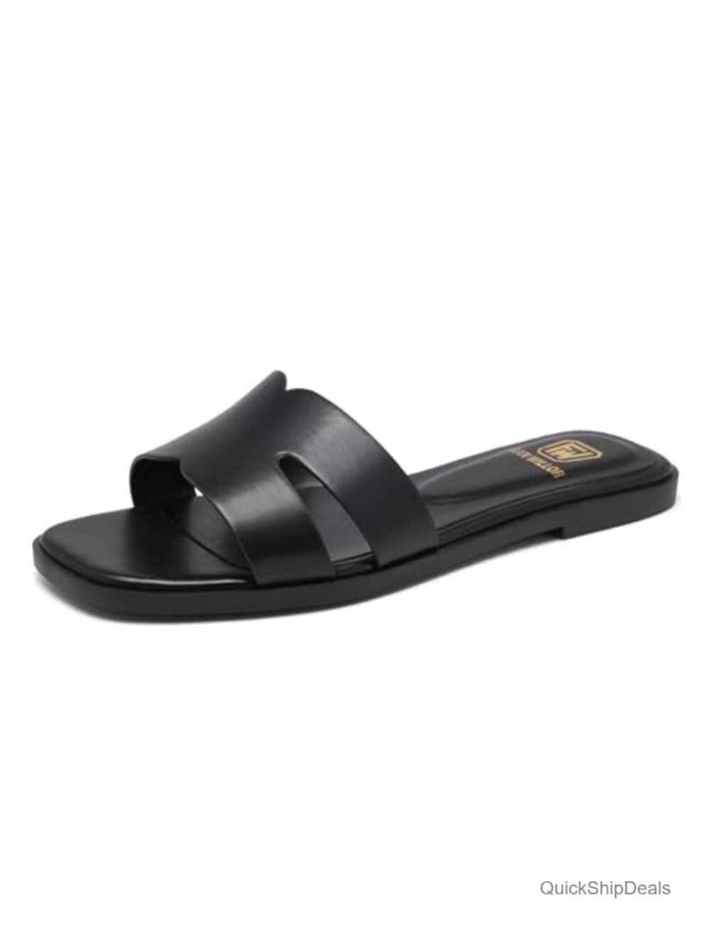 Women's Flat Slide Sandals Memory Foam Comfortable Slip On Beach Sandals Summer